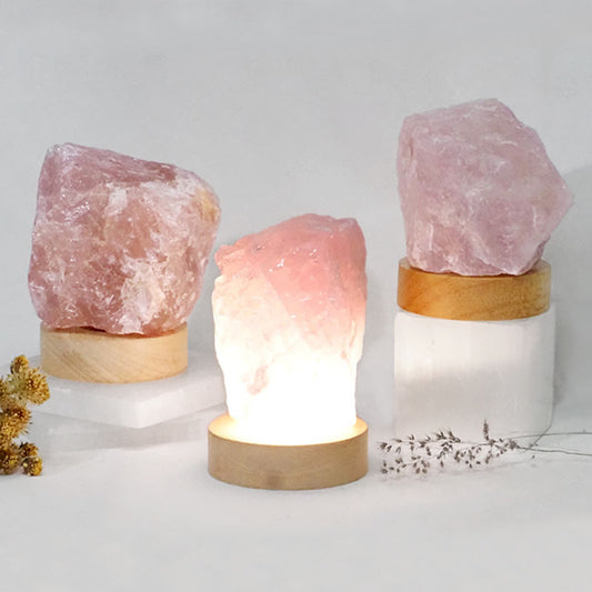 Rose Quartz Lamp