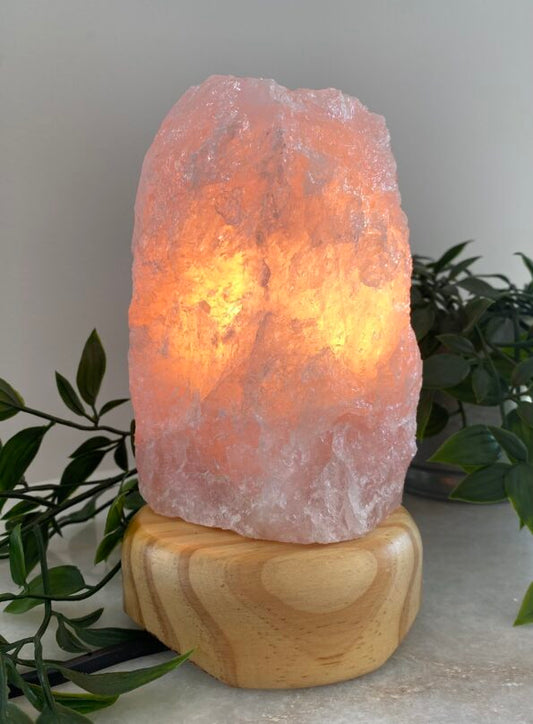 Rose Quartz Natural Lamp