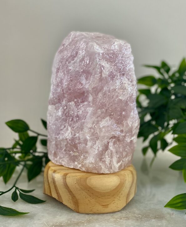 Rose Quartz Natural Lamp