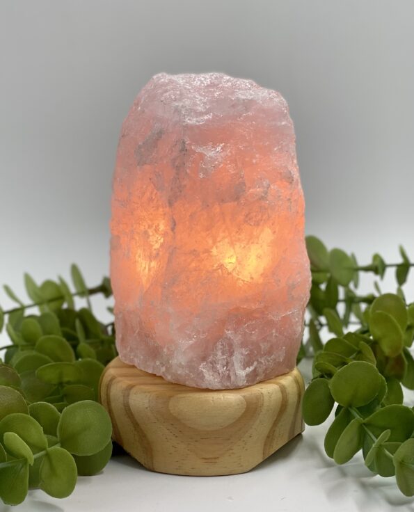 Rose Quartz Natural Lamp