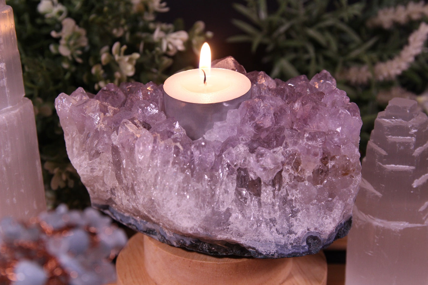 Crystal Tea Light Holders