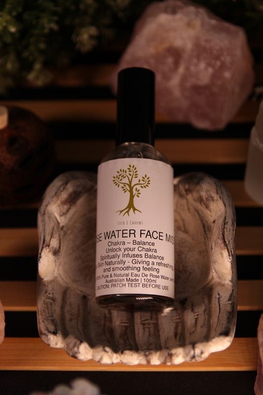 Sacred Clarity – Rose Water Crystal Face Mist - Chakra