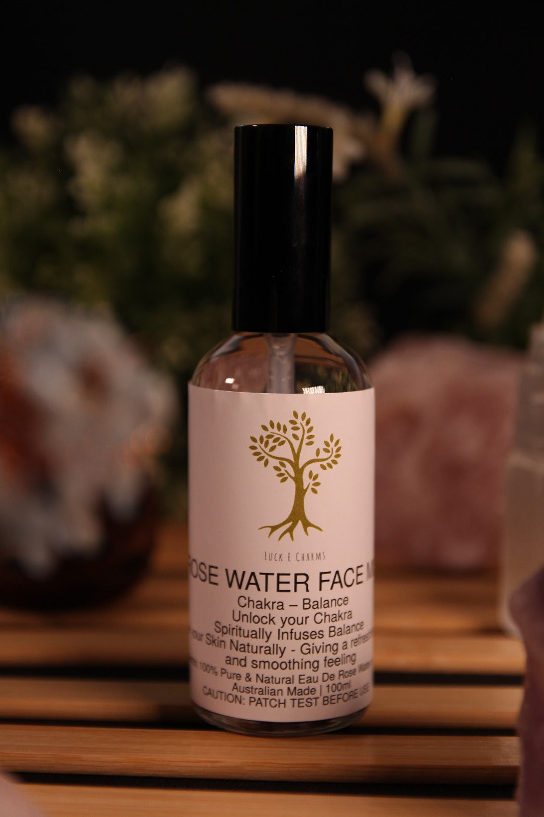 Sacred Clarity – Rose Water Crystal Face Mist - Chakra