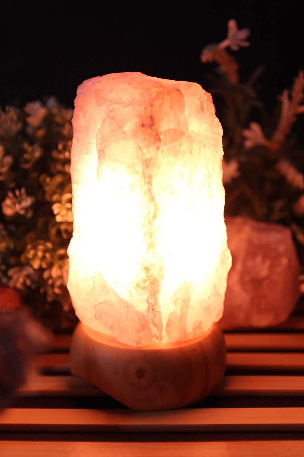 Rose Quartz Natural Lamp