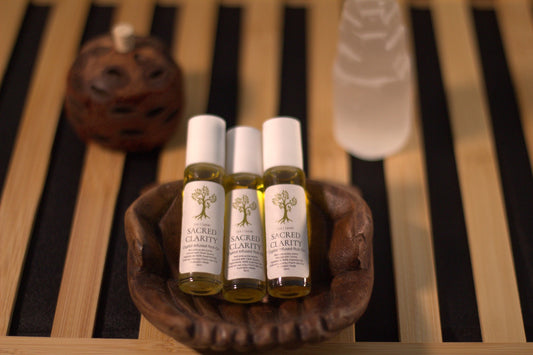 Sacred Clarity – Gem Chip Roller Bottles