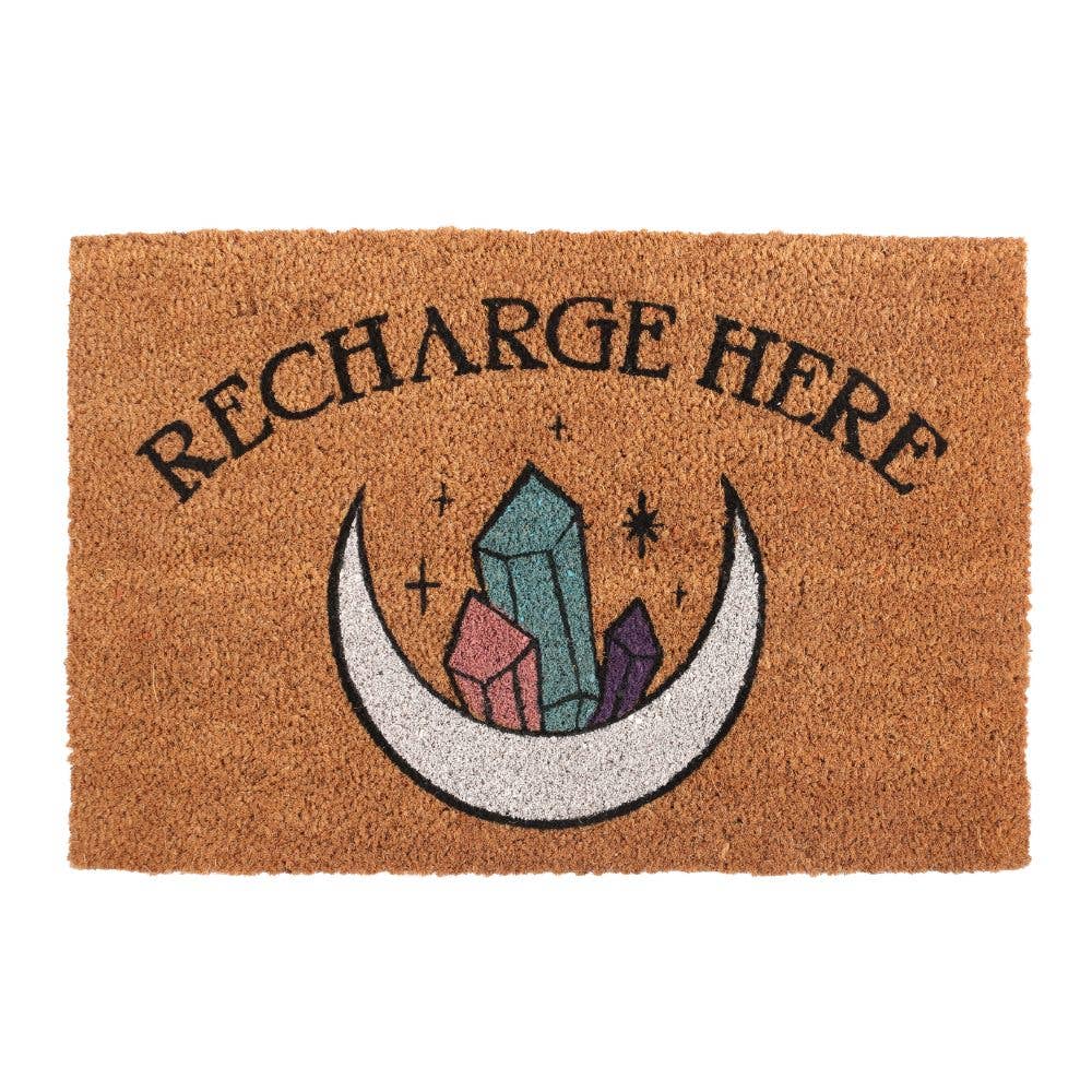 Door Mat - Natural recharge here crystal