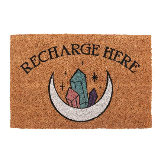 Door Mat - Natural recharge here crystal