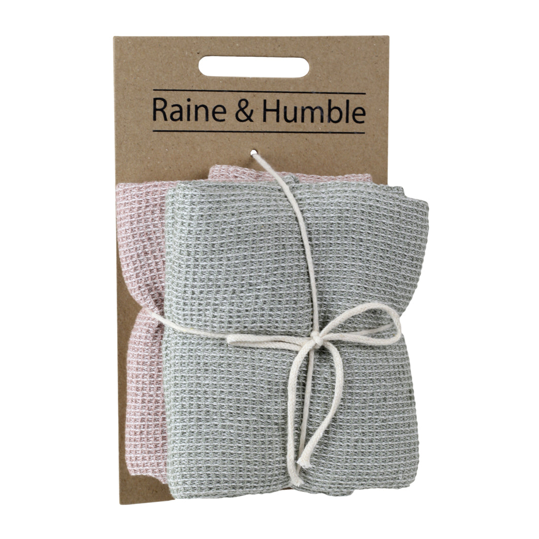 Raine & Humble Chambray Waffle Tea Towel Pack