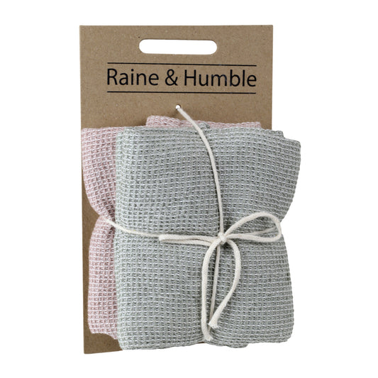 Raine & Humble Chambray Waffle Tea Towel Pack